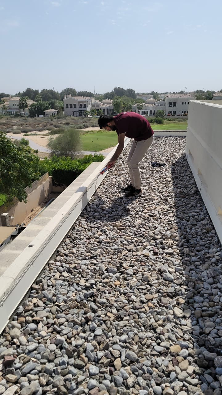 Villa Roof Bitumen Waterproofing
