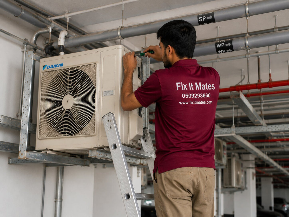 HVAC Installation for a Villa in Dubai
