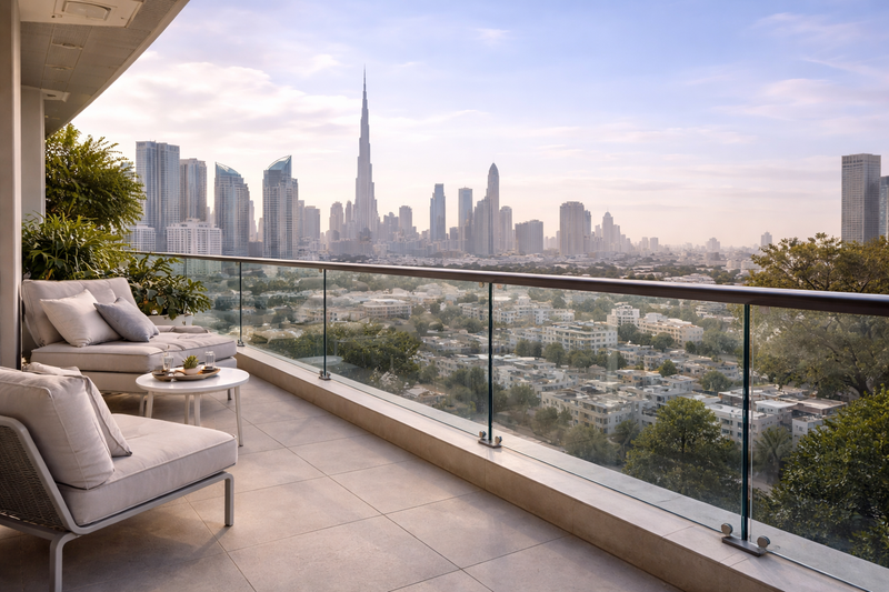 Glass Balcony Railing Installation