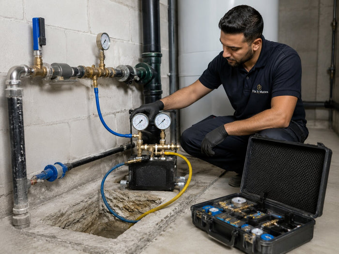 Pressure and Slab Leak Testing