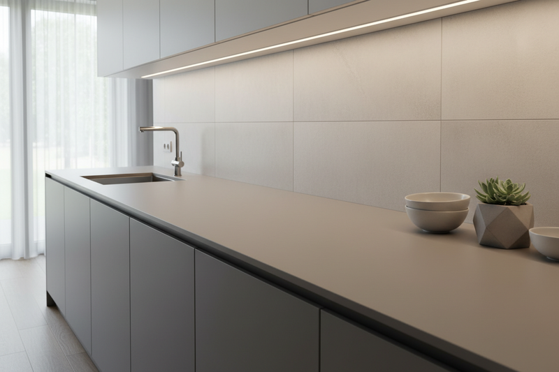 matt laminate kitchen counter top